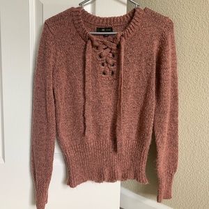 Blush soft knit sweater
